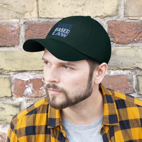 Unisex Twill Hat - END RACE BASED LAW - Blues - Image 24
