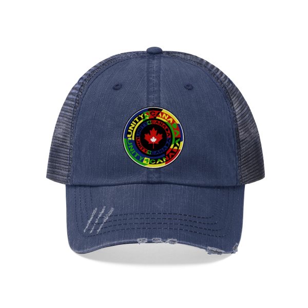 Unisex Trucker Hat - Unity4Canada - Multi Coloured - Image 11