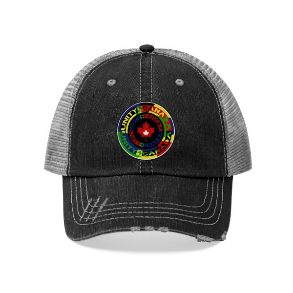 Unisex Trucker Hat - Unity4Canada - Multi Coloured - Image 2