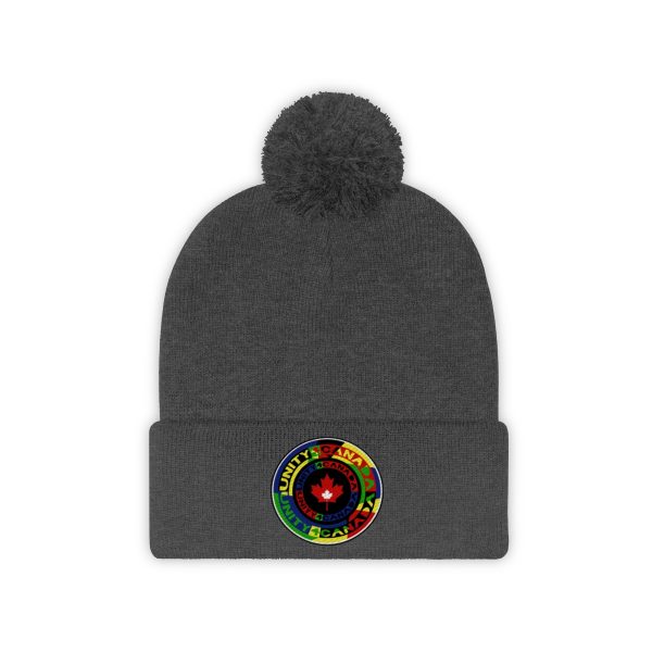 Pom Pom Beanie - Unity4Canada - Multi Coloured - Image 13