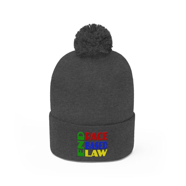 Pom Pom Beanie - END RACE BASED LAW - Crayon Colours - Image 14