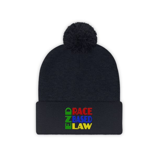 Pom Pom Beanie - END RACE BASED LAW - Crayon Colours - Image 29