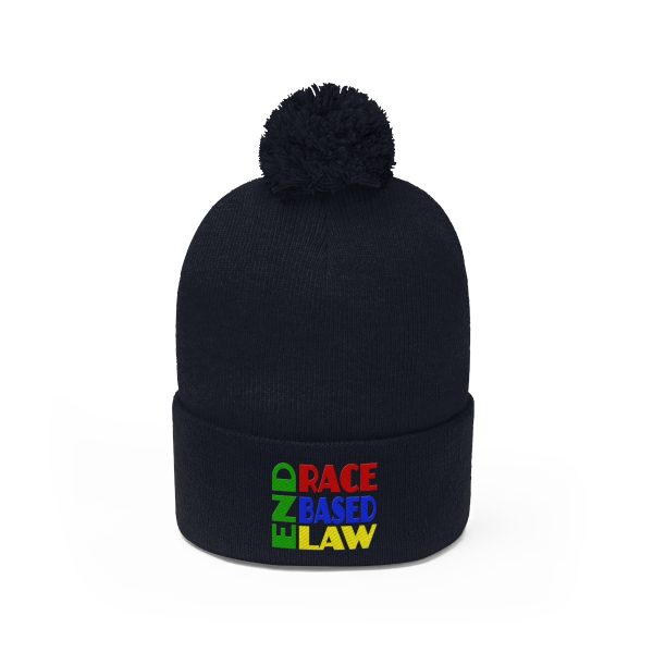 Pom Pom Beanie - END RACE BASED LAW - Crayon Colours - Image 30