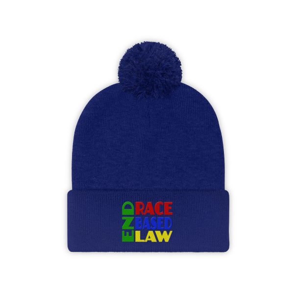 Pom Pom Beanie - END RACE BASED LAW - Crayon Colours - Image 25