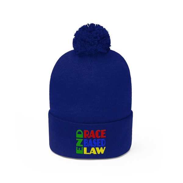 Pom Pom Beanie - END RACE BASED LAW - Crayon Colours - Image 26