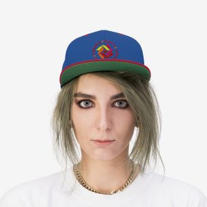 Unisex Flat Bill Hat - Unity4Canada - Sunset Colours