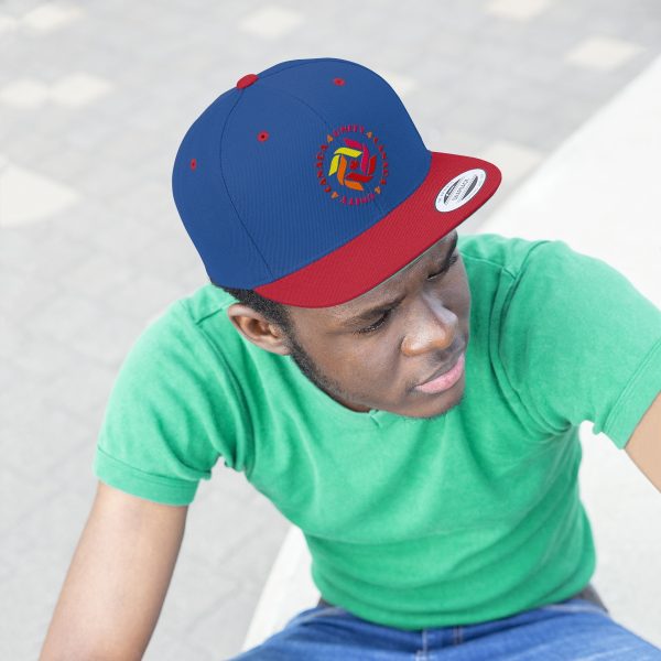 Unisex Flat Bill Hat - Unity4Canada - Sunset Colours - Image 5