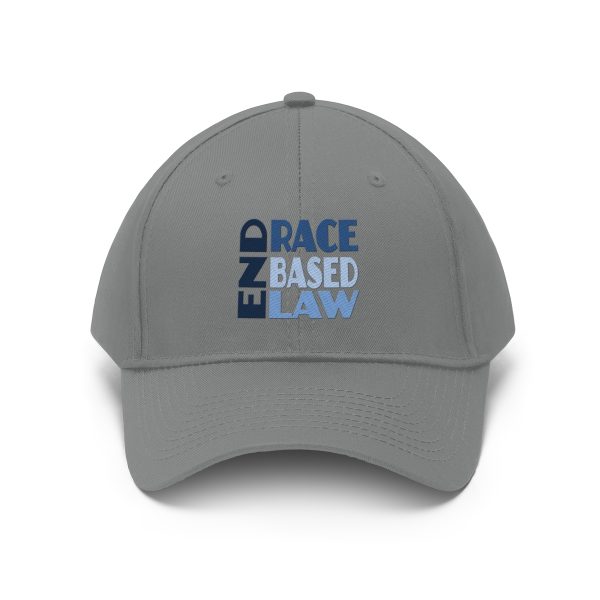 Unisex Twill Hat - END RACE BASED LAW - Blues - Image 10