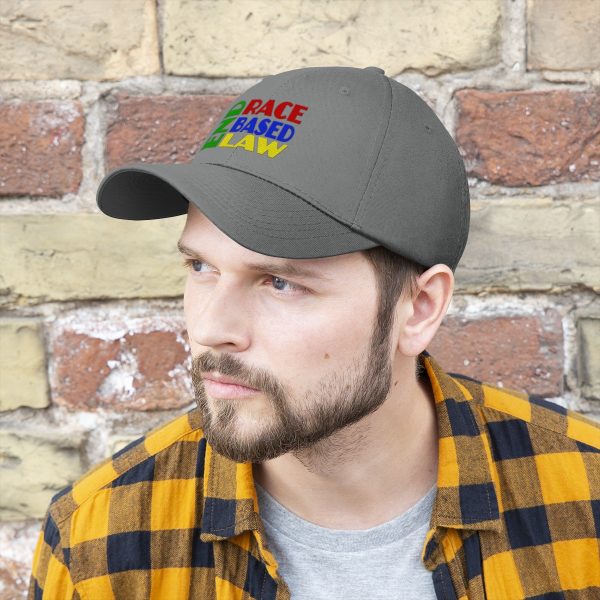 Unisex Twill Hat - END RACE BASED LAW - Crayon Colours - Image 14