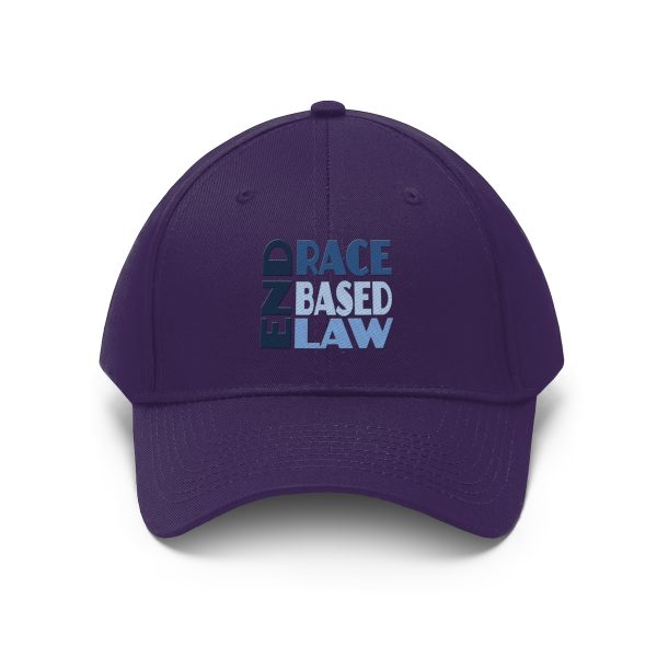 Unisex Twill Hat - END RACE BASED LAW - Blues - Image 35