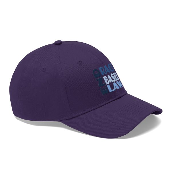 Unisex Twill Hat - END RACE BASED LAW - Blues - Image 36