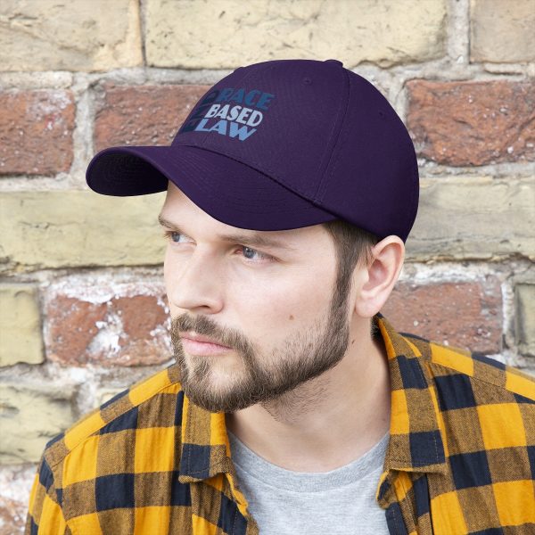 Unisex Twill Hat - END RACE BASED LAW - Blues - Image 39