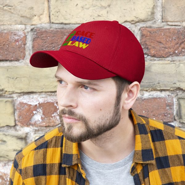 Unisex Twill Hat - END RACE BASED LAW - Crayon Colours - Image 48