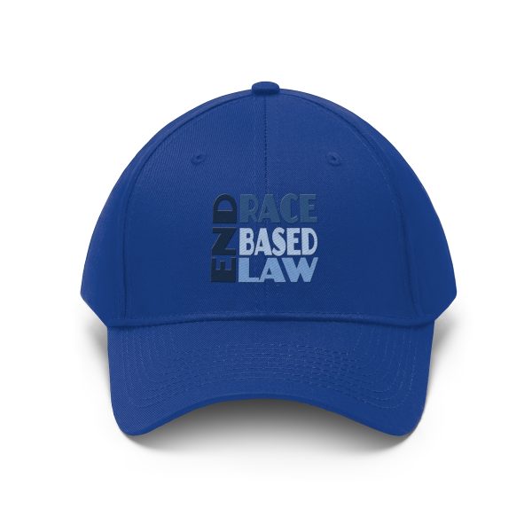 Unisex Twill Hat - END RACE BASED LAW - Blues - Image 25