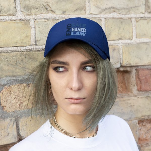 Unisex Twill Hat - END RACE BASED LAW - Blues - Image 28