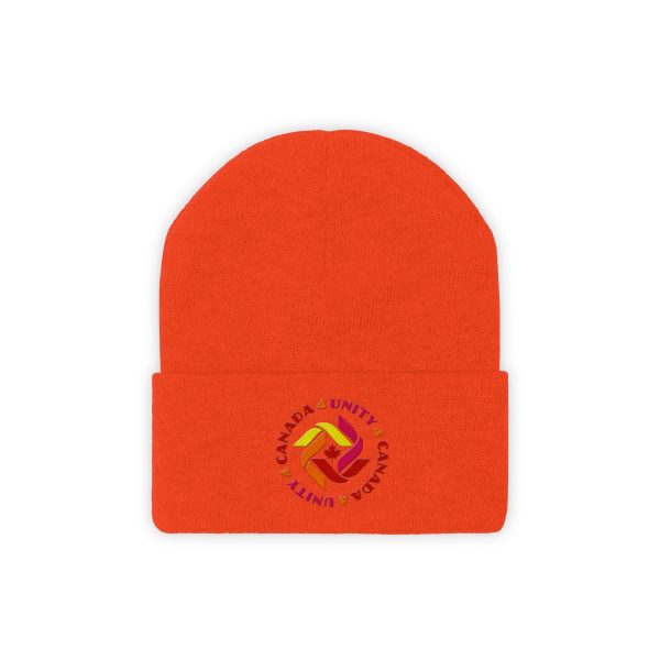 Knit Beanie - Unity4Canada - Sunset Colours - Image 5