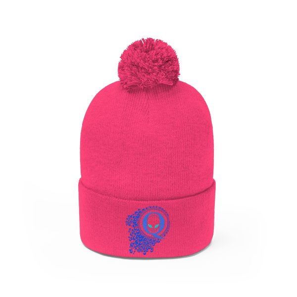 Pom Pom Beanie - Q Splash - Image 3