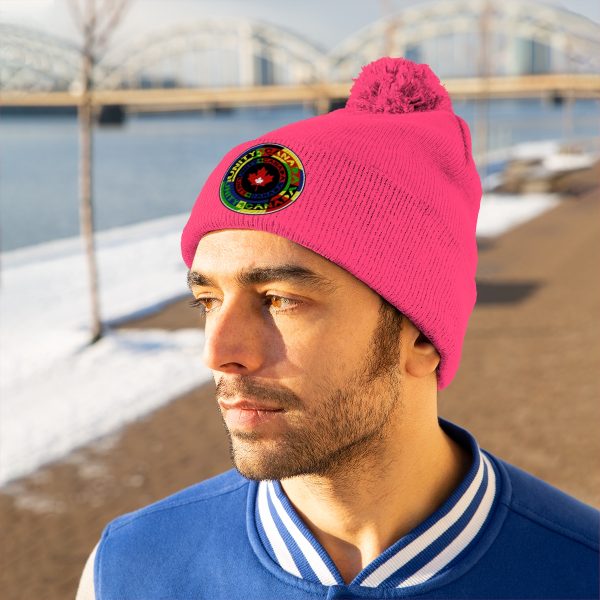 Pom Pom Beanie - Unity4Canada - Multi Coloured - Image 36