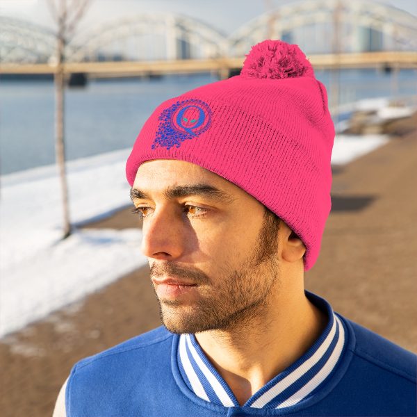 Pom Pom Beanie - Q Splash - Image 4