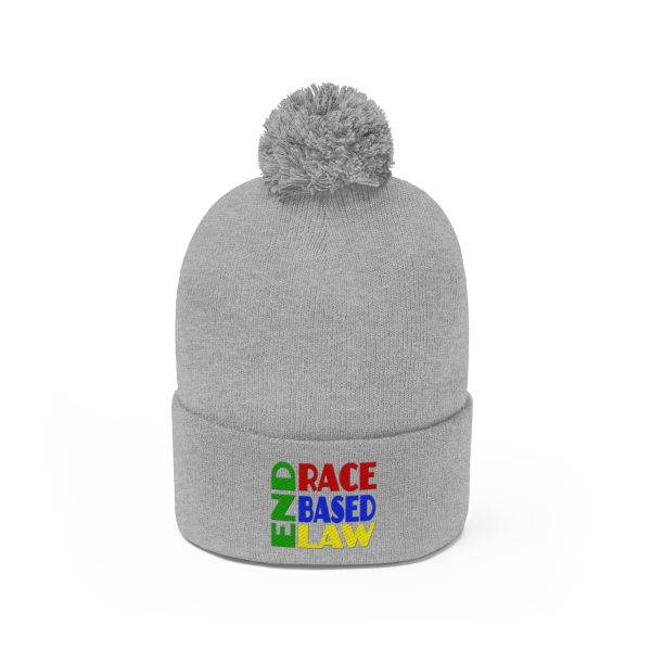 Pom Pom Beanie - END RACE BASED LAW - Crayon Colours - Image 6