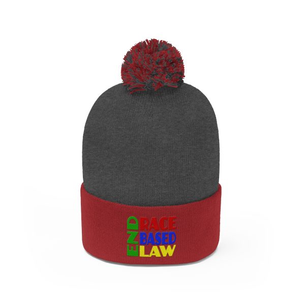 Pom Pom Beanie - END RACE BASED LAW - Crayon Colours - Image 22