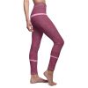 Women's Cut & Sew Casual Leggings (AOP) - Q Wine - Dark Wine BG - Image 6