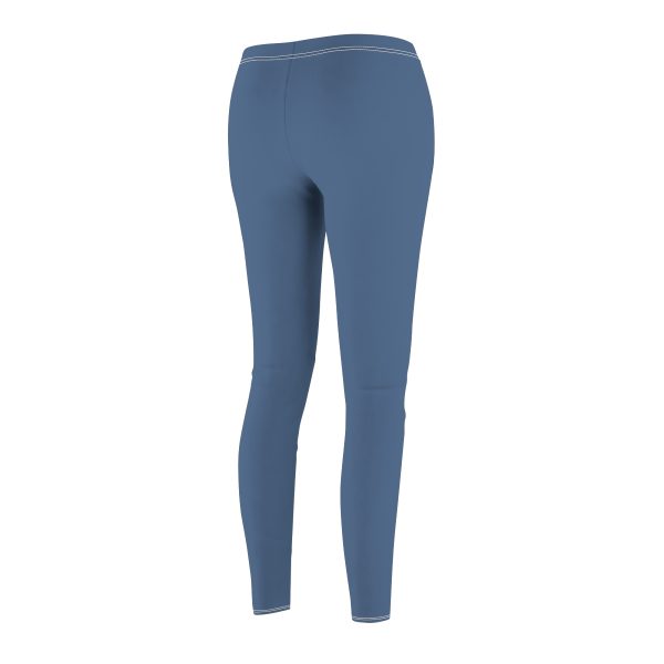 Women's Cut & Sew Casual Leggings (AOP) - END RACE BASED LAW - Blues - Image 4