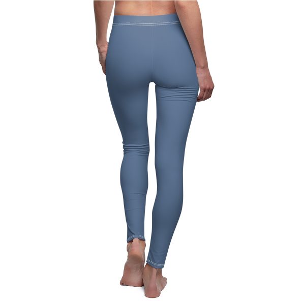 Women's Cut & Sew Casual Leggings (AOP) - END RACE BASED LAW - Blues - Image 7