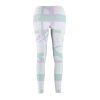 Women's Cut & Sew Casual Leggings (AOP) - END RACE BASED LAW - Tinted Whites - Geometric BG - Image 2