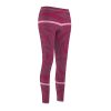 Women's Cut & Sew Casual Leggings (AOP) - Q Wine - Dark Wine BG - Image 3