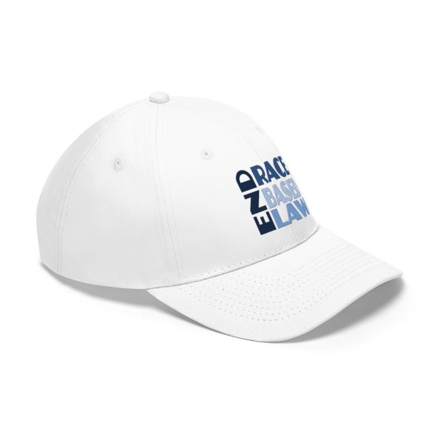 Unisex Twill Hat - END RACE BASED LAW - Blues - Image 7