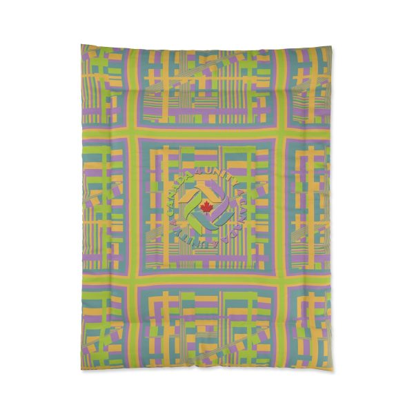 Comforter - Unity4Canada - Pastels - Geometric BG - Image 3