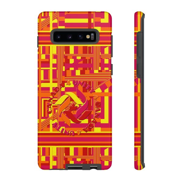 Tough Cases - END RACE BASED LAW - Sunset Colours Geometric BG