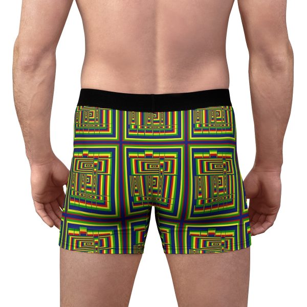 Men's Boxer Briefs (AOP)- Unity4Canada - Multi Coloured - Geometric BG - Image 5