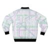 Men's Bomber Jacket (AOP) - END RACE BASED LAW - Tinted Whites - Geometric BG