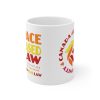 Ceramic Mug 11oz - END RACE BASED LAW Canada - U4C - Sunset Colours