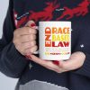 Ceramic Mug 11oz- END RACE BASED LAW Canada and U4C - Sunset Colours - Image 11