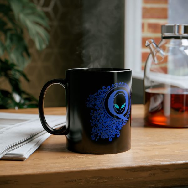 11oz Black Mug - Q Splash - Image 6