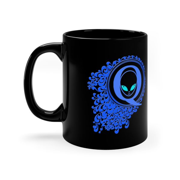 11oz Black Mug - Q Splash - Image 3