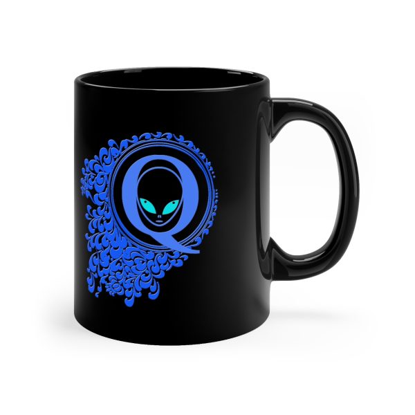 11oz Black Mug - Q Splash - Image 4