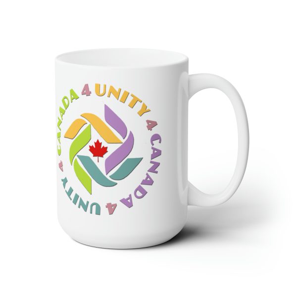 Ceramic Mug 15oz  - Unity4Canada - Pastels - Image 4