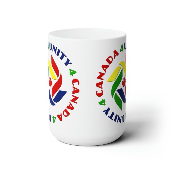 Ceramic Mug 15oz - Unity4Canada - Crayon Colours - Image 2