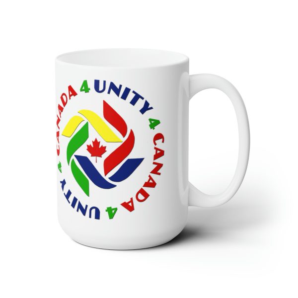 Ceramic Mug 15oz - Unity4Canada - Crayon Colours - Image 4