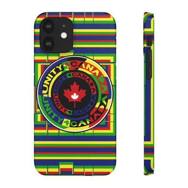 Snap Cases - Unity4Canada - Multi Coloured - Geometric BG - Image 66