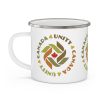 Enamel Camping Mug - Unity4Canada -  Earth Tones - Image 4