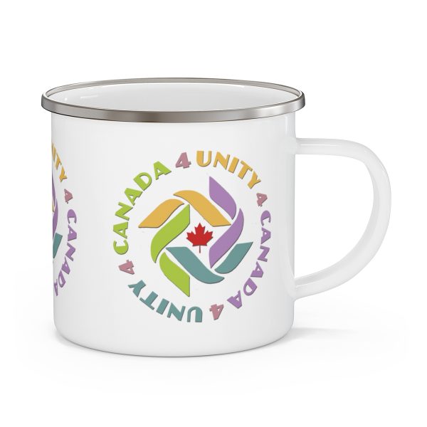 Enamel Camping Mug - Unity4Canada - Pastels - Image 3