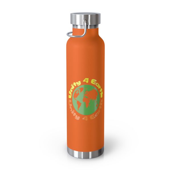 Copper Vacuum Insulated Bottle, 22oz - Unity4Earth - YellowOrange