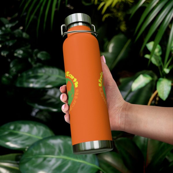 Copper Vacuum Insulated Bottle, 22oz - Unity4Earth - YellowOrange - Image 5