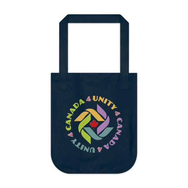 Organic Canvas Tote Bag - Unity4Canada - Pastels - Image 2