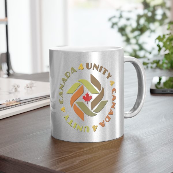 Metallic Mug (SilverGold) - Unity4Canada -  Earth Tones - Image 10